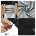 thumbnail image 4 of Funda para calentador de patio resistente, impermeable, de 221 x 53 x 61 cm, para calentador de jardín, pirámide grande, triangular, para patio, 4 of 4
