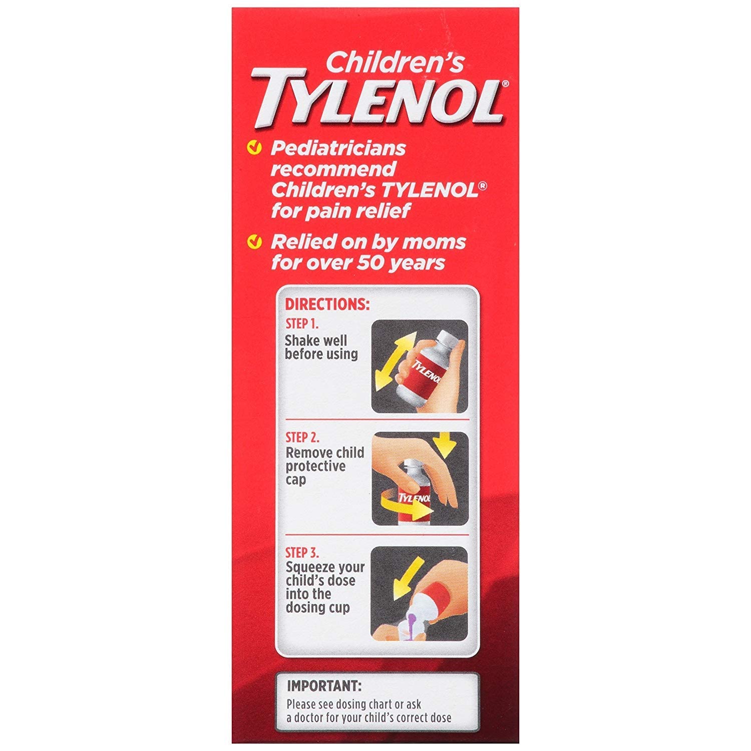 Tylenol Childrens Pain Reliever And Fever Reducer, Cherry Blast Flavor - 4 Oz, 3 Pack, Liquid - image 3 of 7