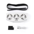 thumbnail image 2 of Car Exhaust Fan Solar Air Circulation Cooling High Wind 3 Head Ventilation Fan, 2 of 9