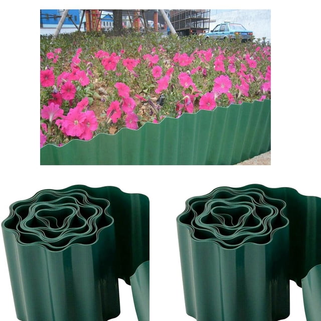 2x Outdoor Garden Lawn Edge Edging Border Fence Wall Driveway Patio Sharpla Valla de césped