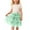AB205 Green, variant on Tisuna Mesh Skirt For Girls Child Sequin Print Elastic Waist A-Line Dress Breathable Soft Girls Summer Carnival Dance Skirt Beige Size 2-3 Years
