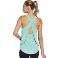 thumbnail image 2 of Harpily Sleeveless Sports Racerback Tank Tops for Women Breathable Quick Dry Crisscross Tie Soft Stretch for Women Outdoor Gym Running Fitness Workout, 2 of 4
