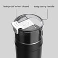 thumbnail image 5 of Bubba Water Bottle, 18 Oz, Stainless Steel, Vacuum Insulated Leakproof, DualSip 2-Way Lid, Tropical Eclipse, 5 of 10