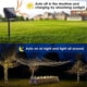 thumbnail image 4 of NEXVIN Solar Lichterkette Außen, 20M 200 LED Solar Lichterkette Aussen Wasserdichte, 8 Modi Solar Lichterkette Warmweiß für Garten, Terrasse, Balkon Deko Ormromra LKX-2016, 4 of 6