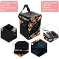 thumbnail image 2 of Crow Mini Trash Can Car Trash Can Trash Can for Car: Foldable, with Lid, Leak-Proof, Hanging Storage Bag, 2 of 6