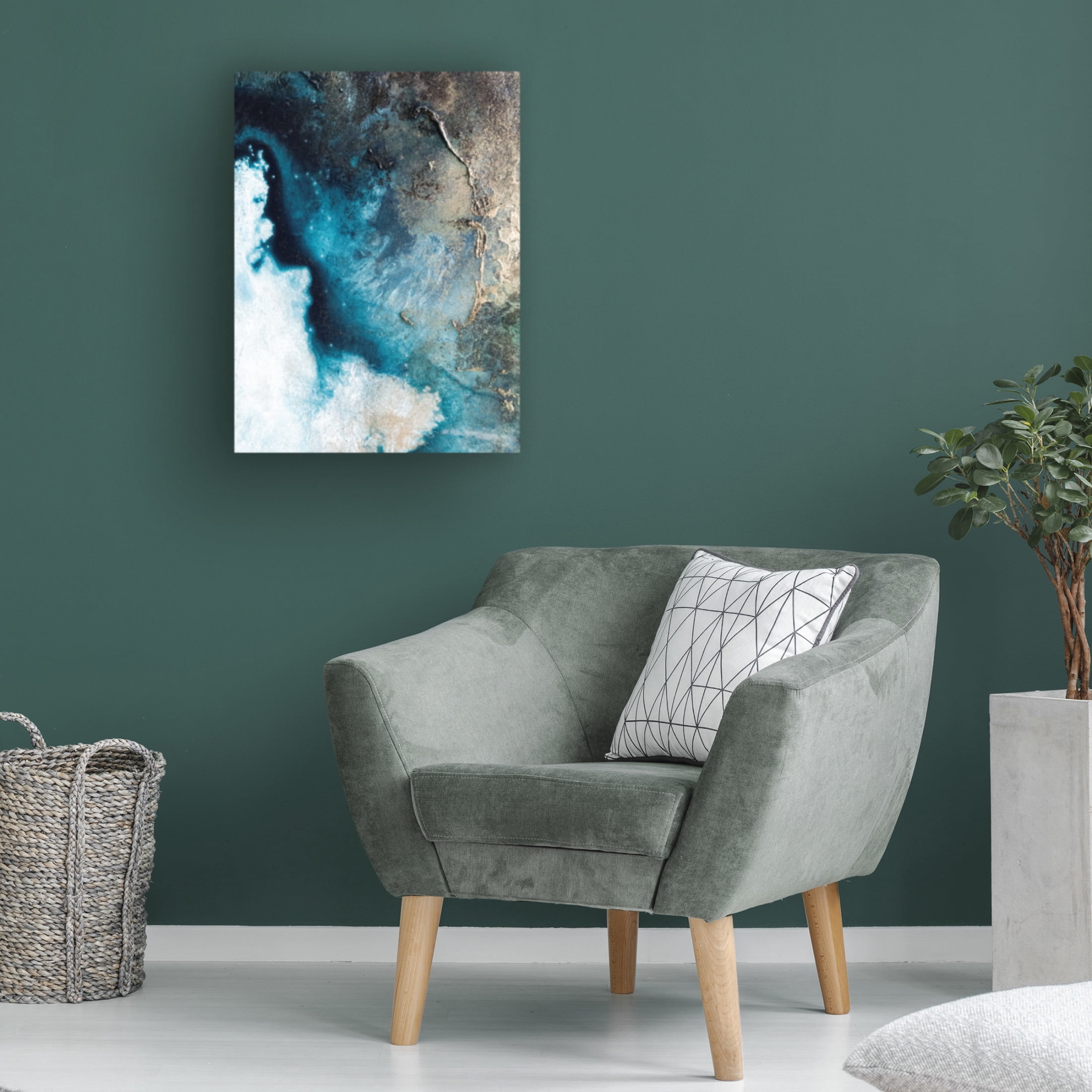 Canvas Wall Art - Petra Meikle de Vlas 'The Edge' Wall Art for Living Room, Bedroom, or Office Décor by Trademark Fine Art - 35 x 47 Inches