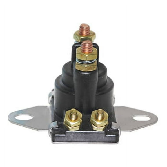 Solenoid, w/Flat Bracket Mercury / Mercruiser Starter & Trim Pro #: 5816 X-Ref #: 89-96054T 18-5816, 72390, 91975, 96054, 96054B, 96054T