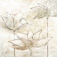 thumbnail image 2 of Lyon, Rebecca 15x15 Gold Ornate Wood Framed with Double Matting Museum Art Print Titled - Floral Sketch I, 2 of 4