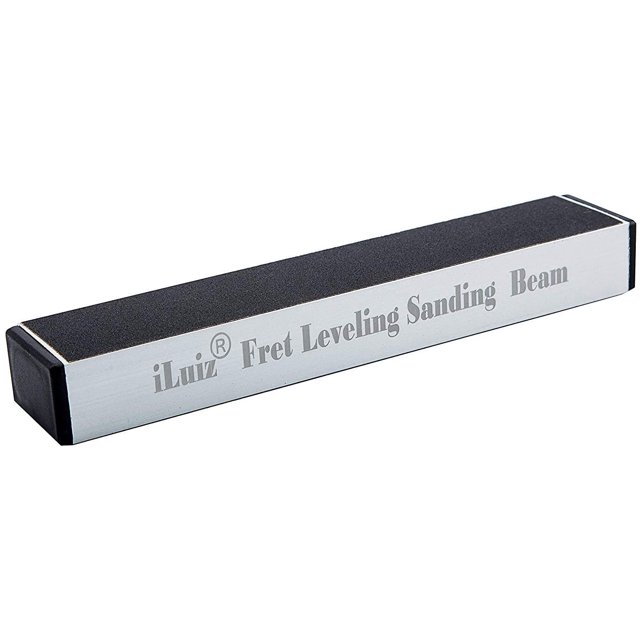 iLuiz Guitar Fret Leveling Sanding Beam Bass Guitar Leveler Leveling File Tool Luthier Tool With 220 320 500 Grit