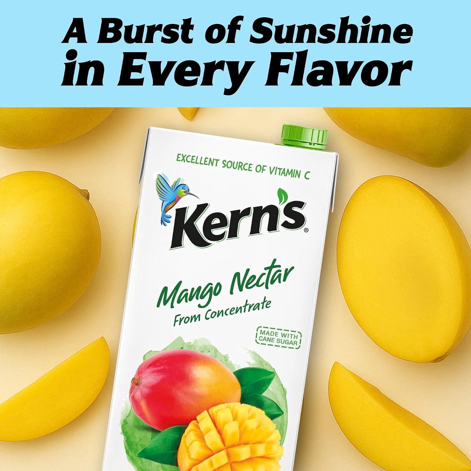 (3 pack) Kern’s Mango Nectar Juice, 64 fl oz