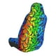 thumbnail image 2 of Fotbe Multicolored Butterflies Funda para Asiento de Auto con Estampado – Impermeable y Antisudor – Ajuste Universal, Lavable a Máquina, Antideslizante (1 Pieza), 2 of 5