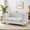 Beige, variant on YWEN 58" Chesterfield Velvet 2-Seater Sofa for Living Room,Loveseat Tufted Couch with Rolled Arms Nailhead and Two Pillows for Living Room