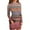 Pink, variant on Women's High-Neck Casual Long Sleeve Floral Printed Slim-Fit Dress for Spring and Autumn Outings,Army Green,L