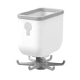 thumbnail image 1 of Organizador de ganchos de cocina, colgador de baño, estante de secado de platos de pared, soporte para tapa, accesorios de cocina, estante de Almacenamiento y organización del hogar gris blanco Yuarrent HA005196-01, 1 of 6
