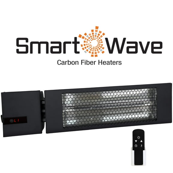 King Electric 24" Infrared Radiant Indoor/Outdoor Patio Heater With Remote, 1500W / 208V