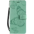 thumbnail image 2 of for Samsung Galaxy A30 Case, Galaxy A20 Case PU Leather Butterfly Embossing Flip Wallet Cover Fold Stand Smartphone Phone Case for Samsung Galaxy A30 / A20 Butterfly Green KT, 2 of 12
