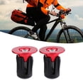 thumbnail image 1 of 2pcs Bike Bar Caps,Durable Aluminum Alloy Plastic Bicycle Handlebars Bar Grips End Plugs Cycling Accessory, 1 of 7