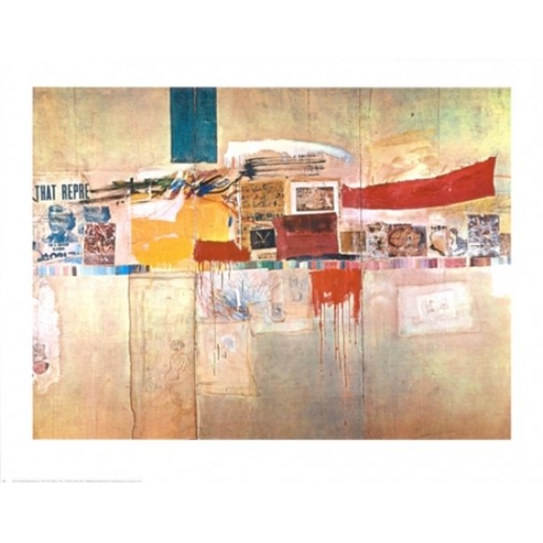Rebus 1955 Poster Print by Robert Rauschenberg (28 x 22