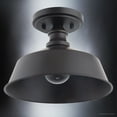 thumbnail image 4 of Luxury Modern Farmhouse Ceiling Light, 7''H x 10''W, Dark Bronze Finish, Athlone Collection, by Urban Ambiance, 4 of 8