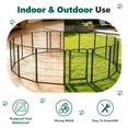 thumbnail image 5 of HaiCube Dog Playpen for Large Dogs, 40" 16 Panels Heavy Duty Metal Pet Playpen with Door, Foldable Indoor Outdoor Puppy Exercise Pen Fence, 5 of 8