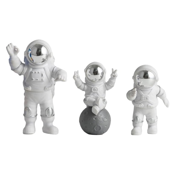 3 uds estatua de tantería Zulema Figura estatua de astronauta