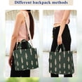 thumbnail image 4 of FORMRS Womens Corduroy Tote Bag Crossbody Shoulder Handbag with Pocket, Beige Plants, 4 of 7