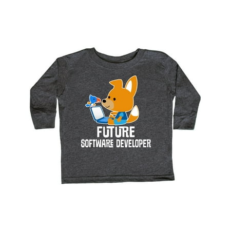 

Inktastic Future Software Developer Gift Toddler Boy Girl Long Sleeve T-Shirt