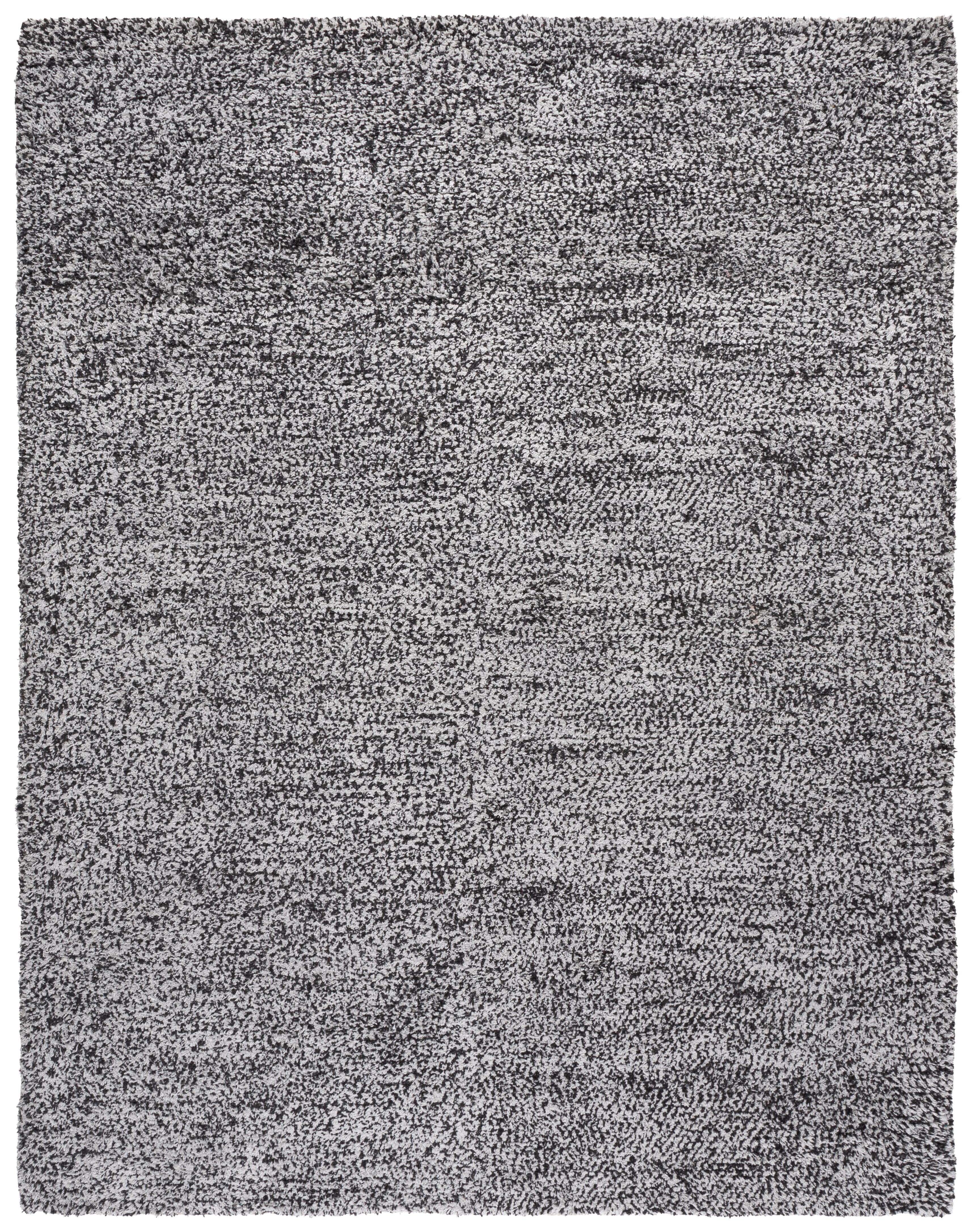 SAFAVIEH Berber Deena Distressed Area Rug, Ivory/Black, 8' x 10'