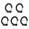 thumbnail image 2 of Spring Snap Hook Small Camping Tent Hooks Keychain Rings Buckles Clasps Hooks for Flashlight, Hiking, Backpacking, Fishing, Trip, Traveling 5Pcs, 2 of 10