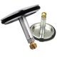thumbnail image 3 of Tapón de baño universal: tapón de drenaje de latón macizo negro mate con junta de repuesto, juego de drenaje que se adapta perfectamente a cualquier bañera común, 3 of 5