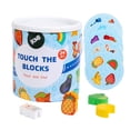 thumbnail image 2 of Bloques de agarre táctil, juguete de clasificación de formas de bebé, habilidades motoras finas, reconocimiento de frutas, Color para bebés de 3 años CUTICAT Rompecabezas Montessori, 2 of 7