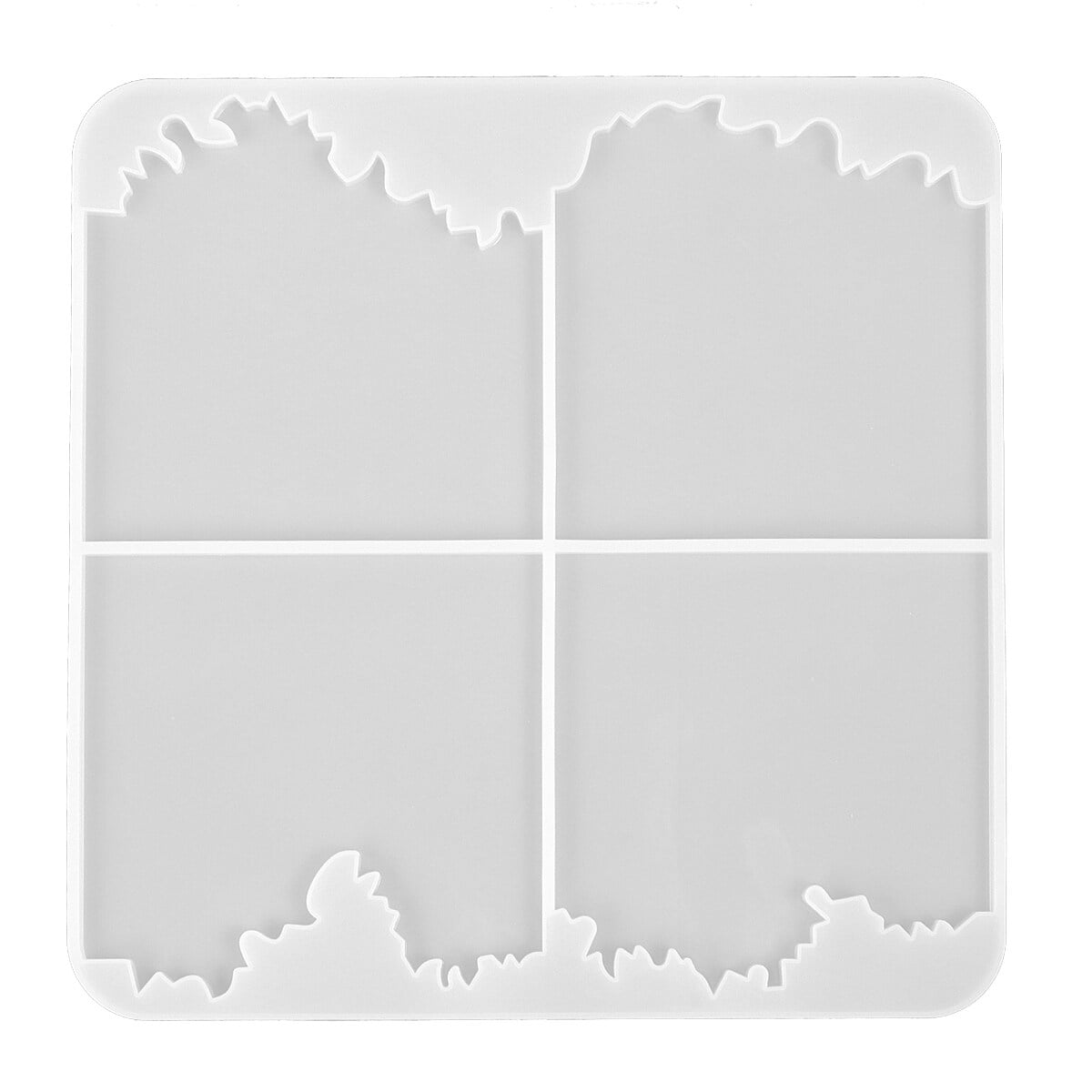 Silicone Molds Epoxy Resin Casting Coaster Mold Tray Diy Jewelry