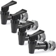 thumbnail image 2 of Gustave 4Pcs Replacement Cooler Faucet Water Bottle Jug Dispenser Tap Set Reusable Spigot Spout Water Beverage Dispenser Valve BPA Free Plastic Spigot "Black", 2 of 9