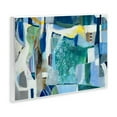 thumbnail image 3 of Stupell Industries Blue Tone Eclectic Abstract Wall Plaque Art design by Jill Martin, 10 x 15, 3 of 7