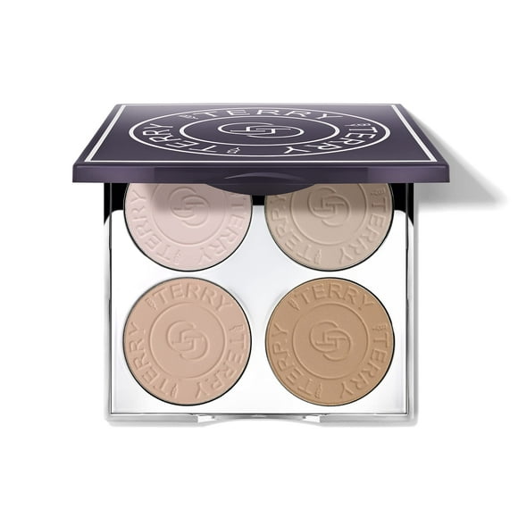 By Terry Hyaluronic Hydra-Powder Palette | 4-Shade Contour Palette | For Flawless Complexion | Vegan | Fair to Medium