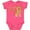 Vintage Hot Pink, variant on Inktastic My Great Grandma Loves Me Big Time Cute Giraffe Family Boys or Girls Baby Bodysuit