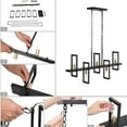 thumbnail image 5 of Briignite Retro Dining Chandelier, Metal Dining Room Light Fixture, Linear Modern Chandelier for Kitchen Island, 5 of 5