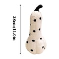 thumbnail image 2 of Decorr 11 Inch Plush Pumpkin Throw Pillow, 3D Plush Fall Cushion, Soft Sherpa Fleece Decorative Pillow for Sofa, Bedroom, Living Room, Thanksgiving Gift, 2 of 4