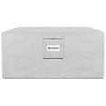 thumbnail image 1 of Afuera Living Contemporary 37" Square Fire Pit Protective Cover in Light Gray, 1 of 3