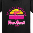 thumbnail image 4 of Inktastic Summer Enjoy the Sunshine Vero Beach Florida in Pink Youth T-Shirt, 4 of 5