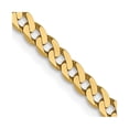 thumbnail image 4 of FJC Finejewelers 14 kt Yellow Gold Flat Beveled Curb Chain Bracelet 8 Inches x 2.3 mm, 4 of 7
