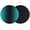 Multicolor, variant on Teal Black Ombre Coasters Set of 2, Soft Absorbent Coasters for Drinks, Gradient Contemporary Abstract Art Non-Slip Cup Coaster Mat with Rubber Bottom for Home Kitchen Desk Coffee Bar Table Decor 4"