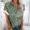 Army Green, variant on Women Shirt Fashion Trendy Lining Durable Thin section Leisure Printed Christmas gift Loose Fitting Short Sleeve Army Green Sexy Lining Size S