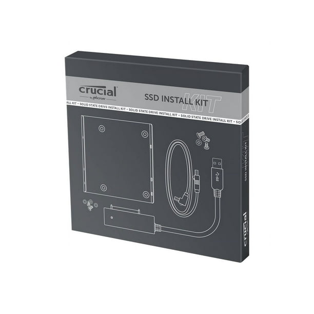 Crucial SSD Install Kit - Adaptateur de Baie de Stockage - 3,5" à 2,5"