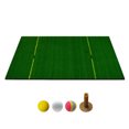 thumbnail image 1 of Trayknick 60cm x 90cm Indoor Golf Practice Hitting Mat Faux Turf Grass Pad with Dual Line, 1 of 7
