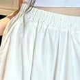 thumbnail image 5 of ITSAME Shorts for Girls Quick-Dry Elastic Waist Baggy Fit Summer Athletic Casual Shorts White Size 5-6, 5 of 6