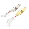thumbnail image 2 of Fishing Baits,  Hard Metal Fishing Spoons Leech Shape  For Freshwater 10g, 2 of 8