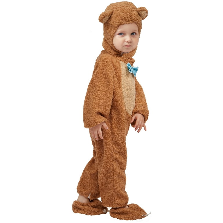 Bear Costume Kids Brown Jumpsuit with Hood Bear Costume Kids Brown Jumpsuit with Hood