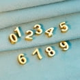 thumbnail image 3 of HIJONES Women's DIY Single Angel Number Necklace Numbers Pendant with Chain Numerology Jewelry Gold 6, 3 of 4