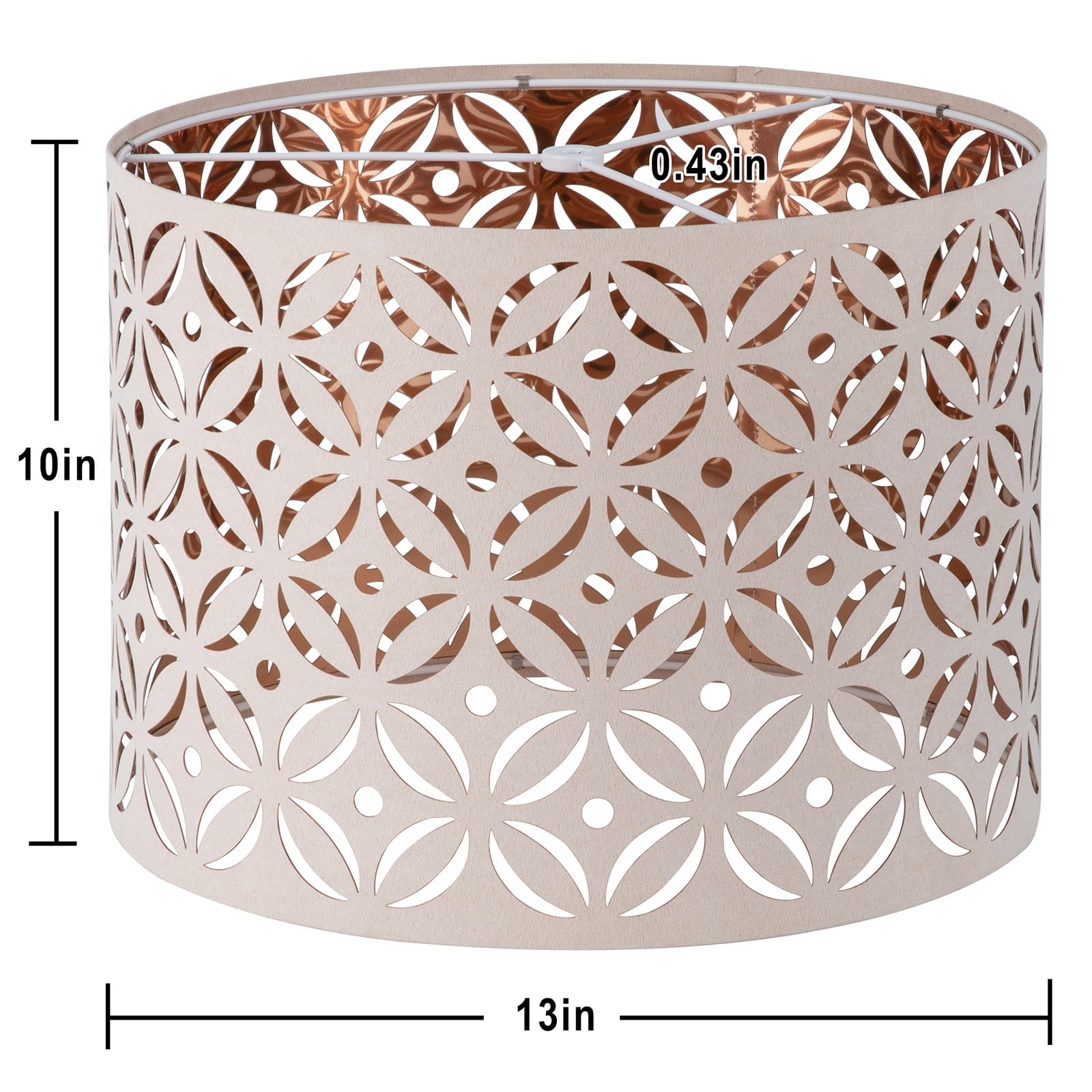 NATYSWAN Pink Lamp Shades Set of 2, Universal Drum Lampshades for Table Lamp, Floor Lamp,Lamp Shade Harp Holder Included